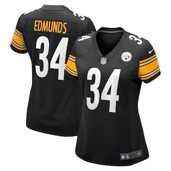 womens nike terrell edmunds black pittsburgh steelers game 